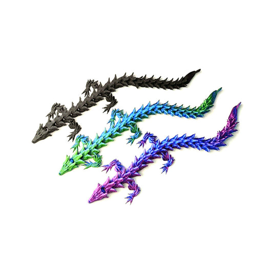 3D Laser Printed Crystal Dragon