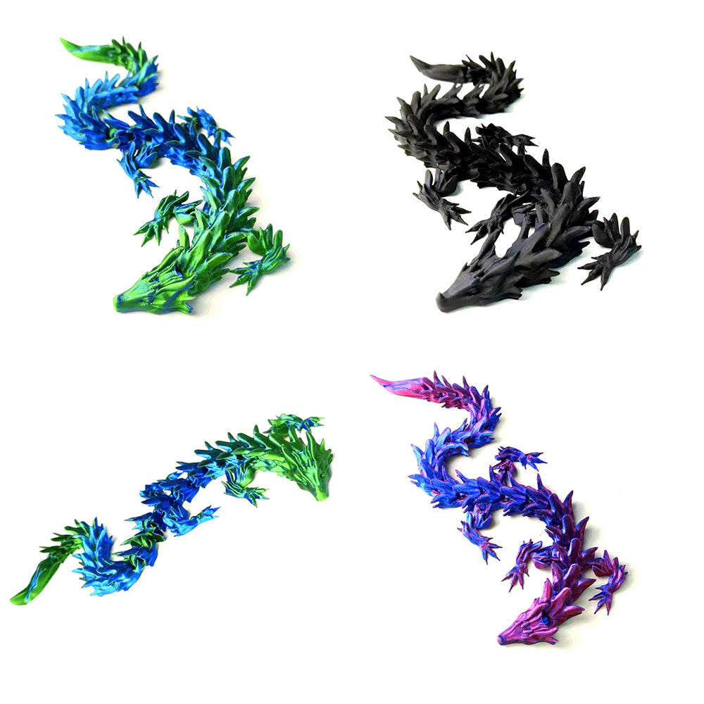 3D Laser Printed Crystal Dragon