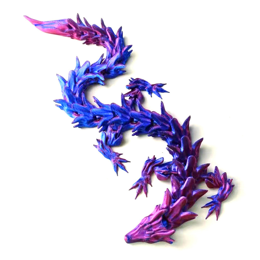 3D Laser Printed Crystal Dragon