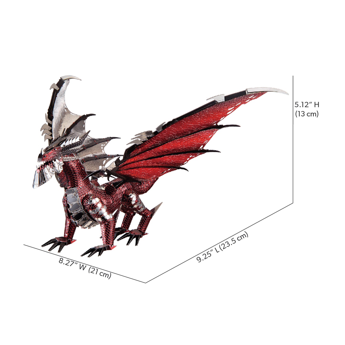 The Black Dragon 3D Metal Jigsaw Puzzle