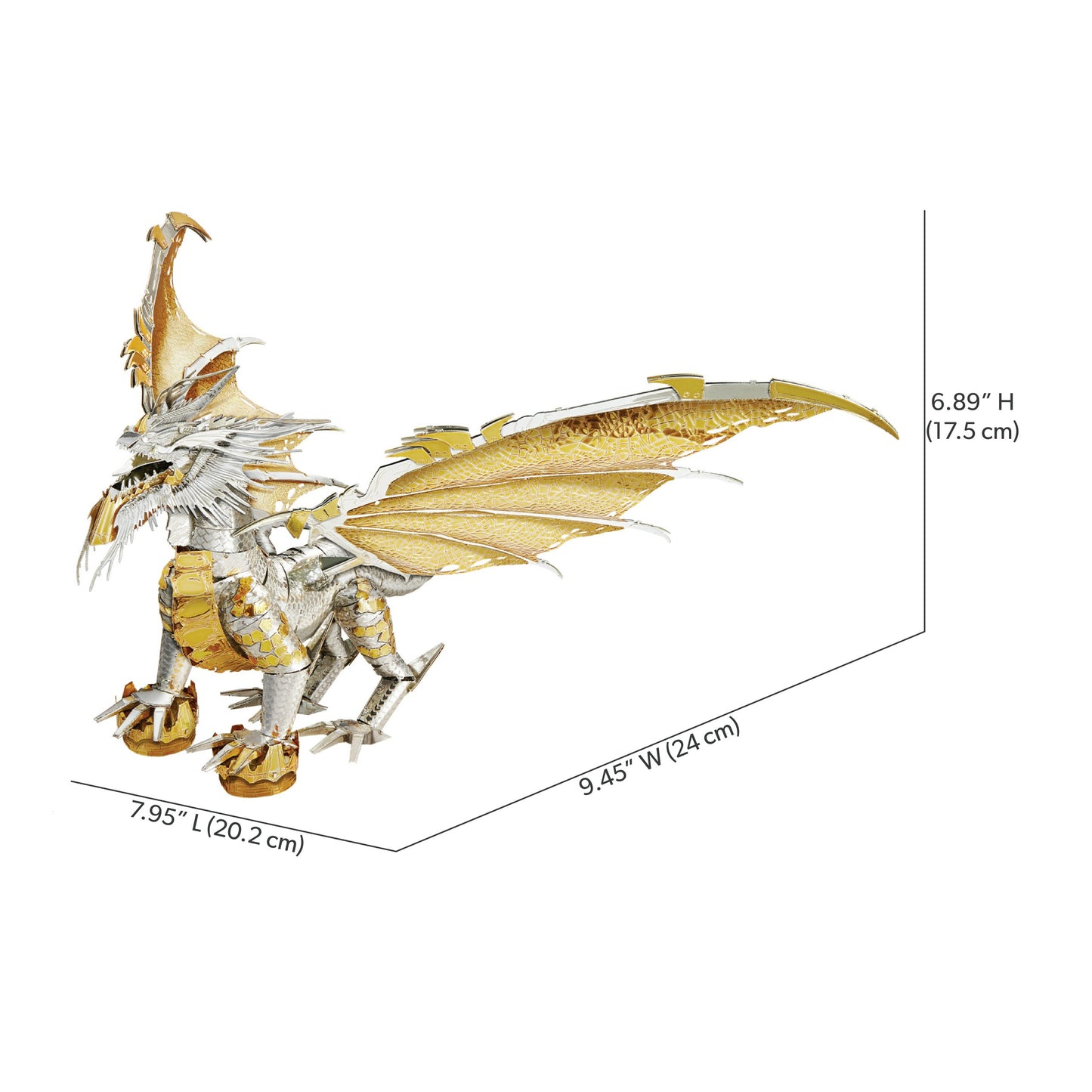 Glorystorm Dragon 3D Metal Jigsaw Puzzle