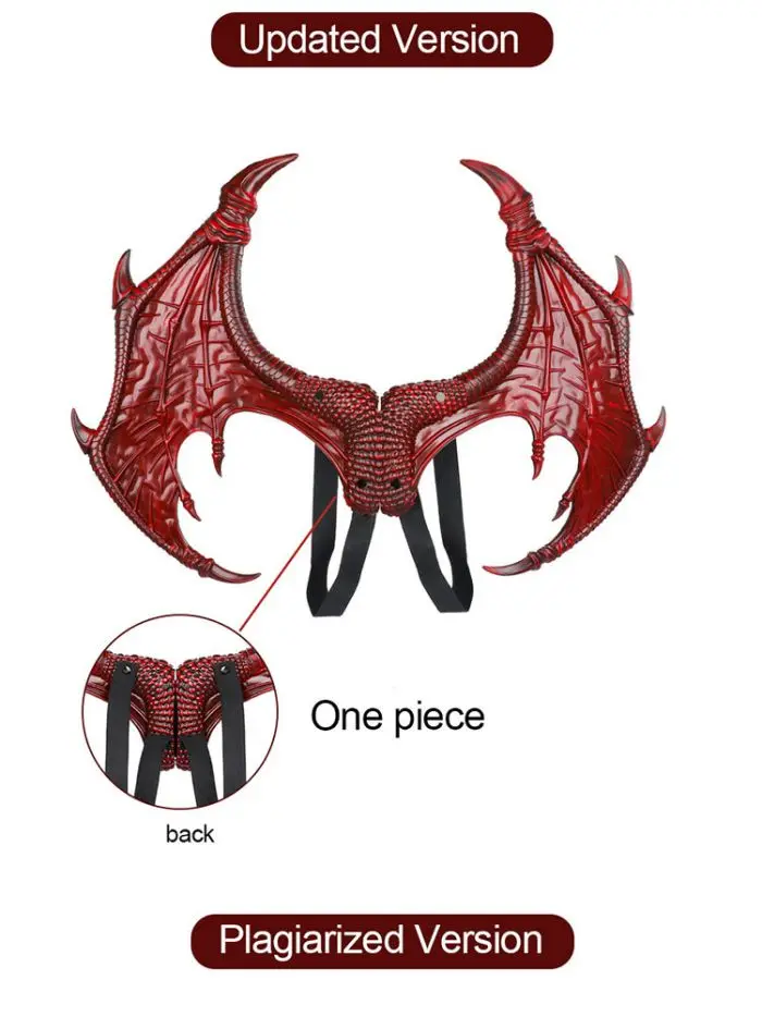 High-Quality Dragon Wings Costume