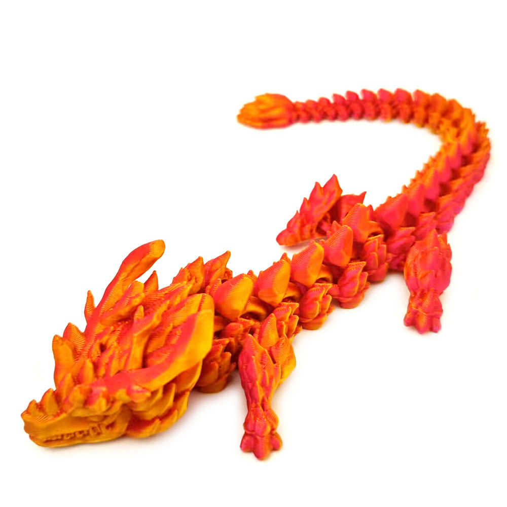 3D Laser Printed Fidget Dragon