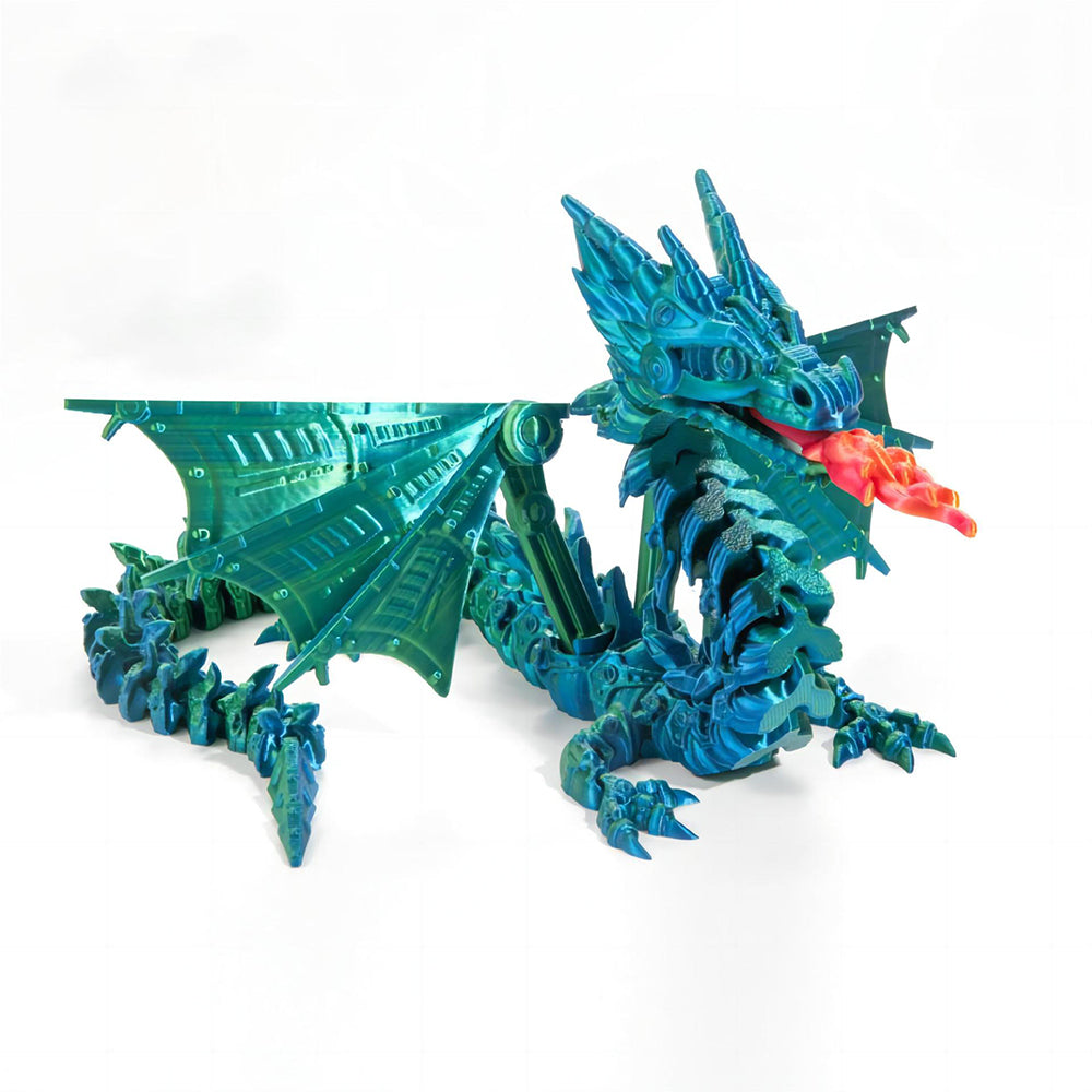 3D Laser Printed Mechanical Spitfire Dragon 50cm