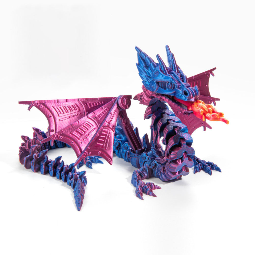 3D Laser Printed Mechanical Spitfire Dragon 50cm
