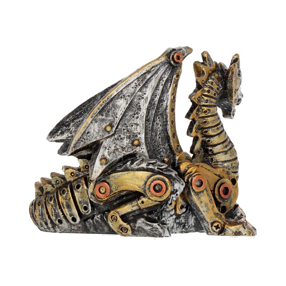 Mechanical Hatchling Steampunk Dragon Figurine