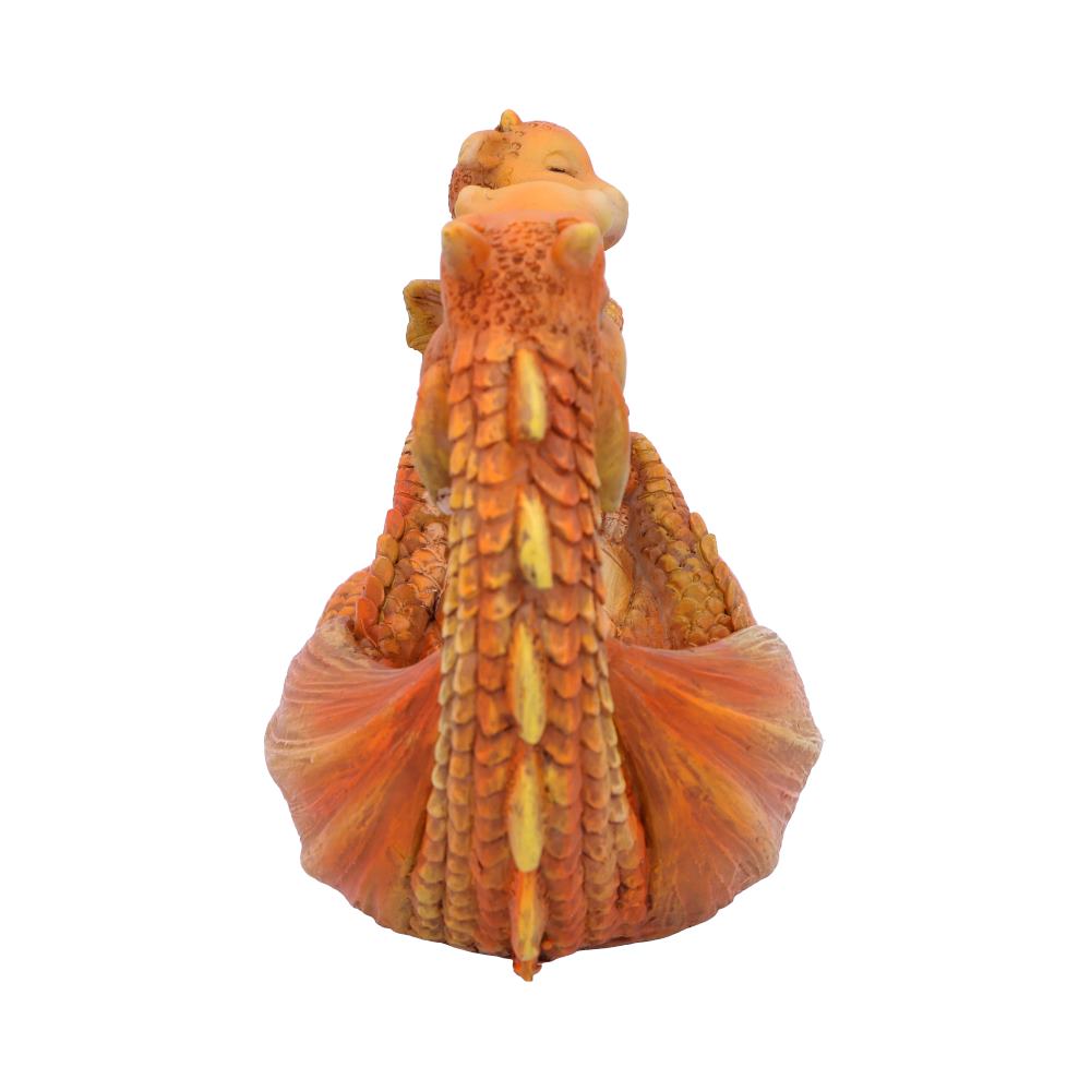 Sweetest Moment Orange Dragon and Baby