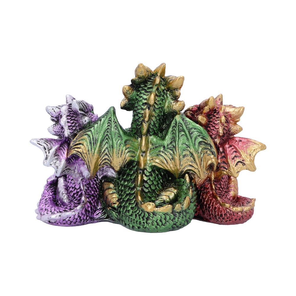 Tales of Fire Reading Book Dragon Figurine