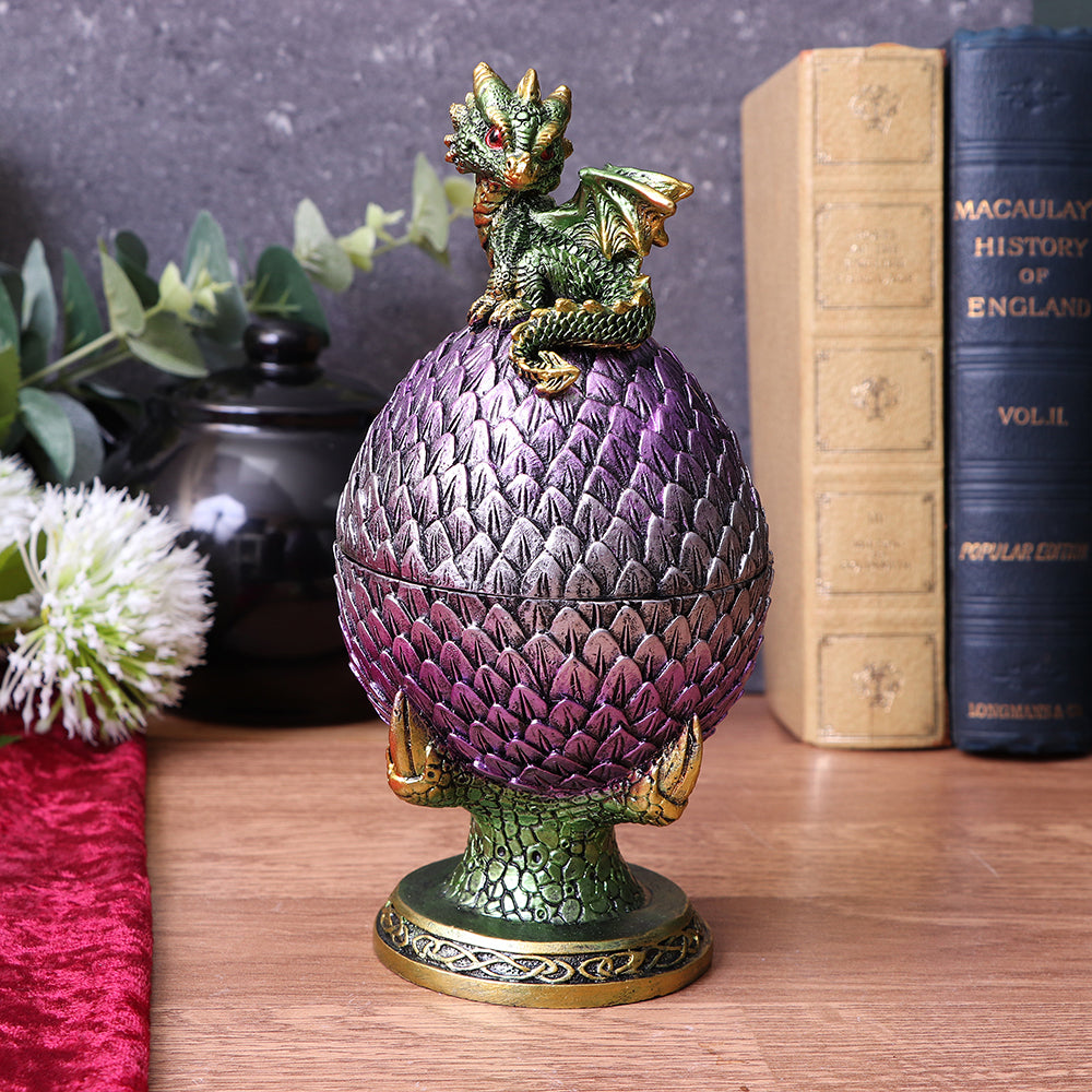 Egg Guardian Dragon Figurine Jewellery box