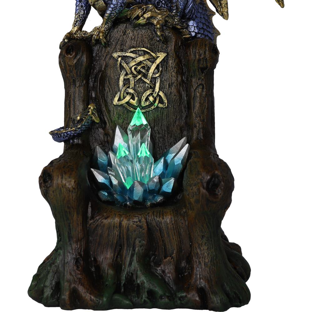 Sapphire LED Dragon Throne Protector 26cm
