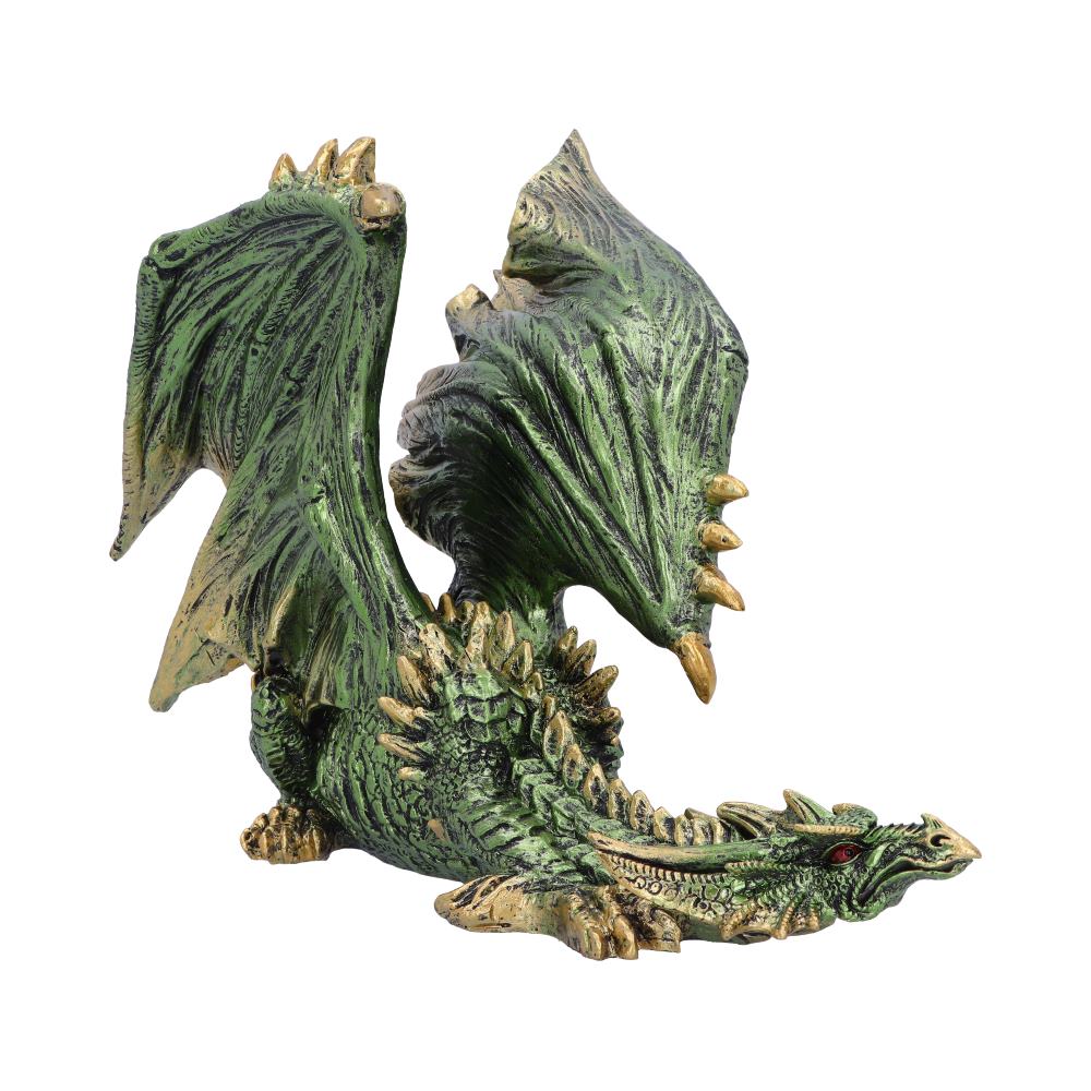 Emerald Rest Green Dragon Figurine 25.3cm