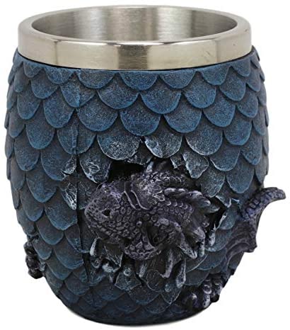 Blue Dragon Hatchling Drinking Mug
