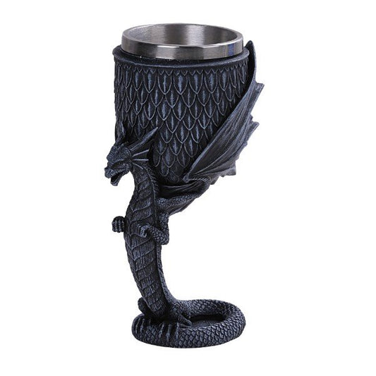 Age of Dragons Winged Dragon Goblet by Anne Stokes