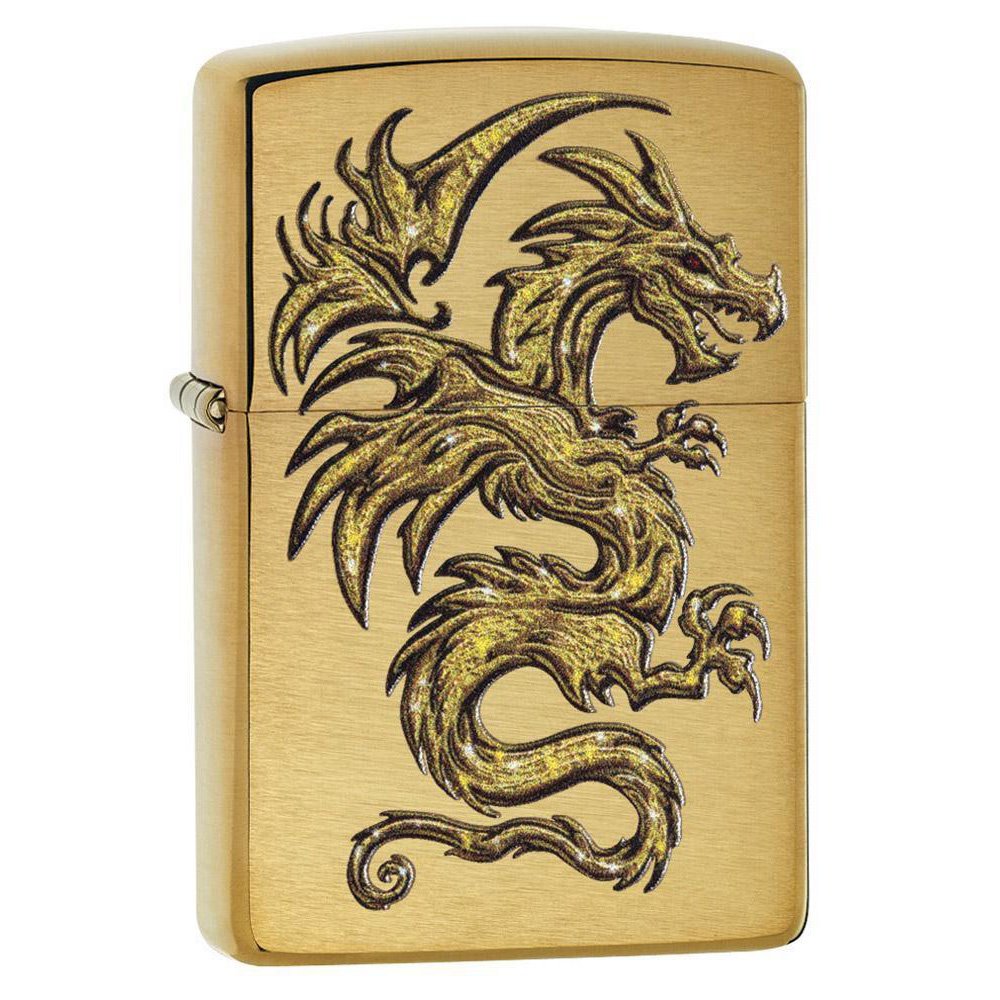 ZIPPO LIGHTER on sale BLUE DRAGON HIGH POLISH GOLD CUSTOM LIMITED QUANTITY