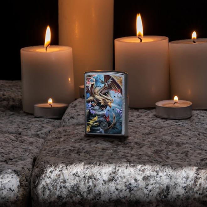 Dragon Clan Zippo Lighter by Anne Stokes