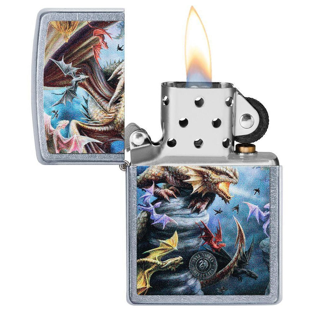 Dragon Clan Zippo Lighter by Anne Stokes