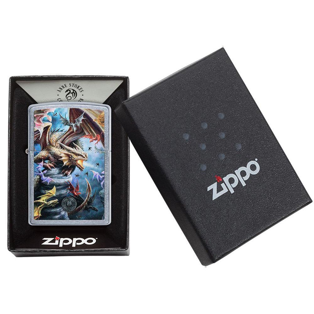 Dragon Clan Zippo Lighter by Anne Stokes