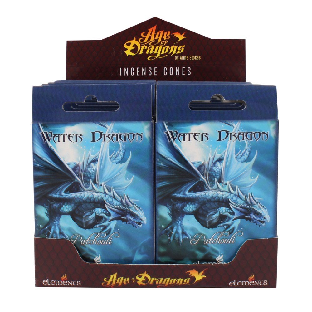 Water Dragon Incense Cones by Anne Stokes - 15 cones