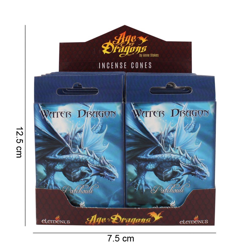 Water Dragon Incense Cones by Anne Stokes - 15 cones