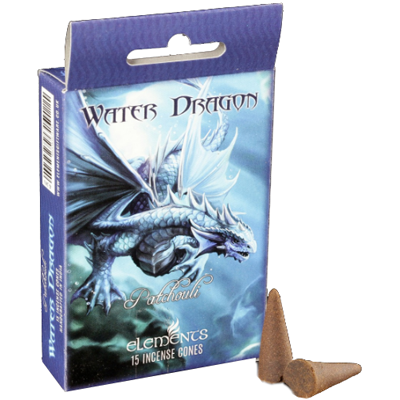Water Dragon Incense Cones by Anne Stokes - 15 cones