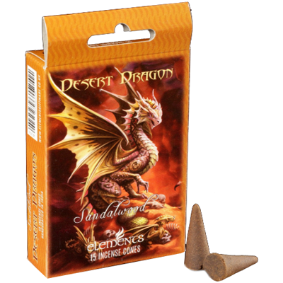 Desert Dragon Incense Cones by Anne Stokes - 15 cones