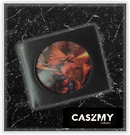 Fire Dragon 3D Lenticular Wallet
