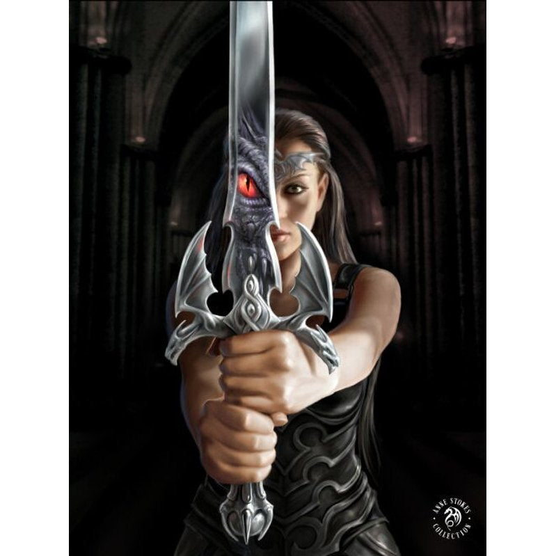 Anne Stokes Dragon Reflection 40cm x 30cm 3D Lenticular Print