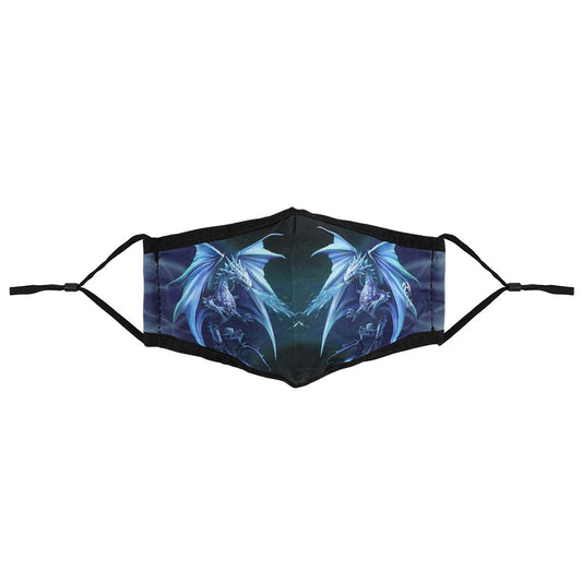 Ice Dragon PPE Face Mask by Anne Stokes