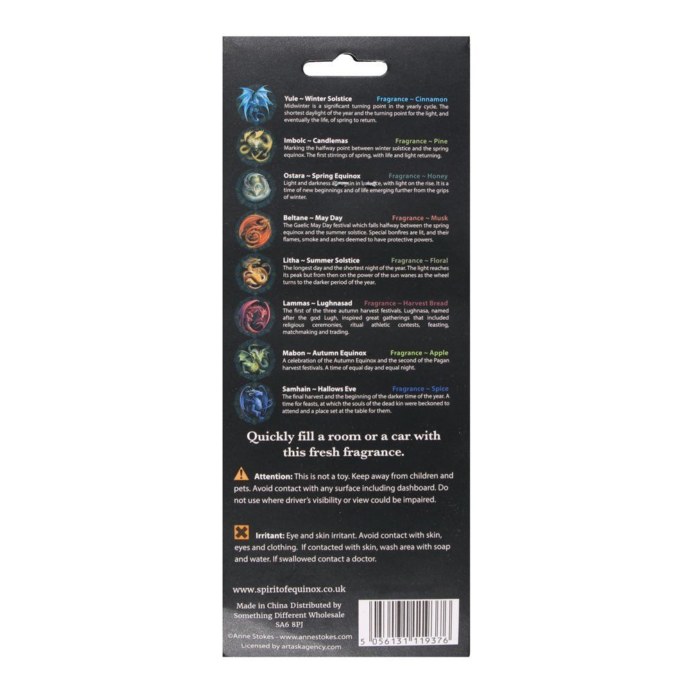 Yule Dragon of the Sabbat Cinnamon Scented Air Freshener