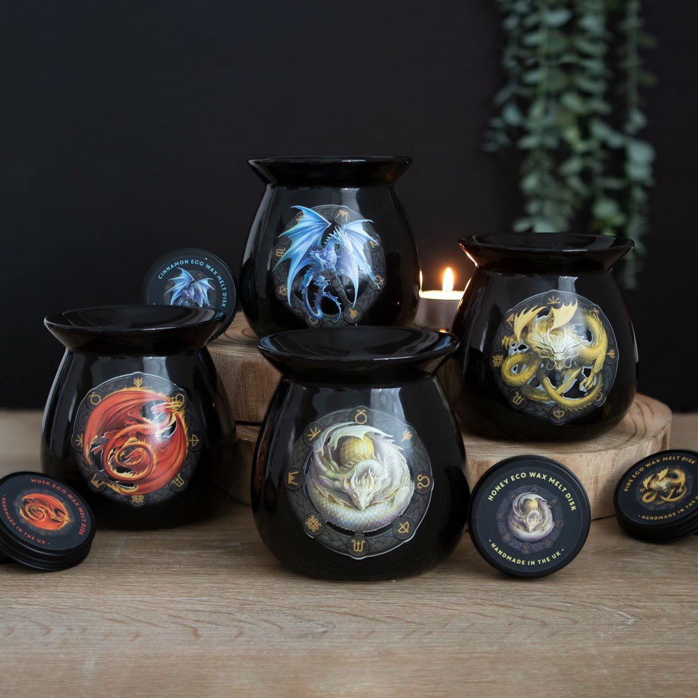 Yule Wax Melt Burner Gift Set by Anne Stokes