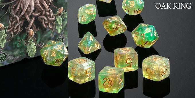 Oak King Dice Set - Anne Stokes