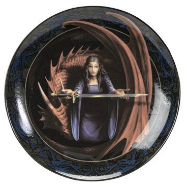 Warrior Maidens Dessert Plates Set of 4 By Anne Stokes