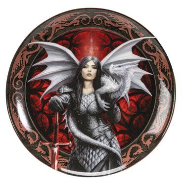 Warrior Maidens Dessert Plates Set of 4 By Anne Stokes