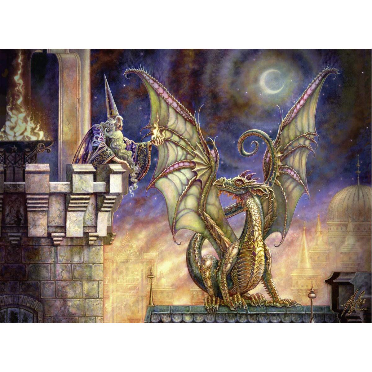 Gift of fire Dragon Puzzle 100 pieces