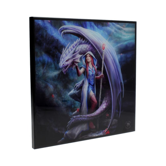 Anne Stokes Small Dragon Mage Gothic Crystal Clear Picture