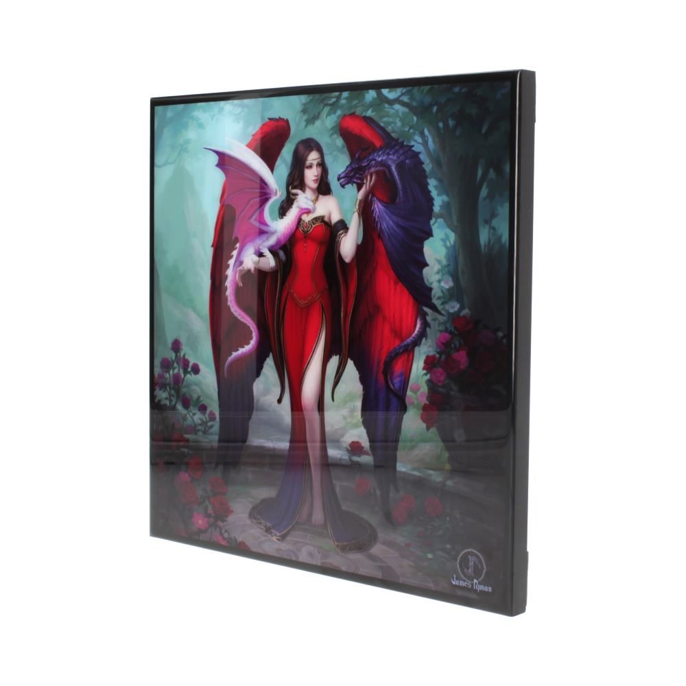 Dragon Mistress Small Crystal Clear Picture 25cm