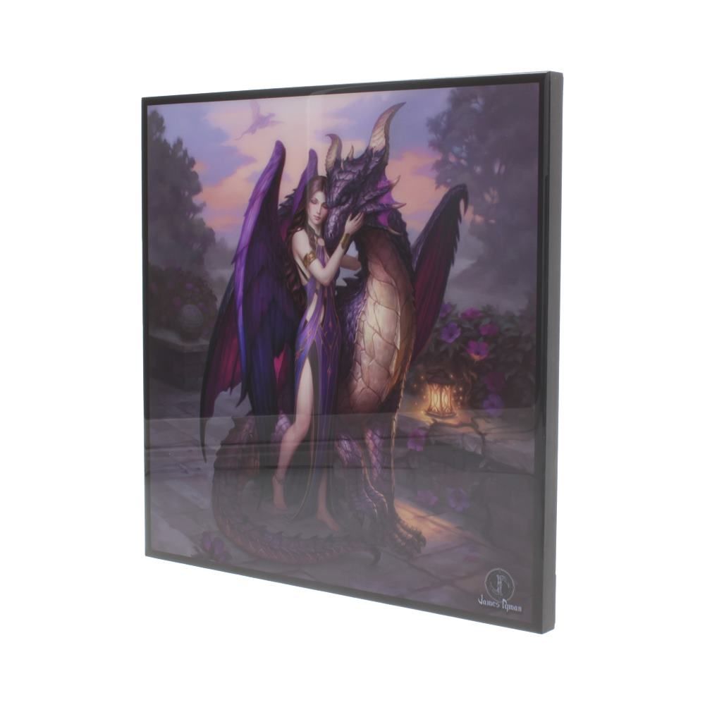 Dragon Sanctuary Small Crystal Clear Picture 25cm