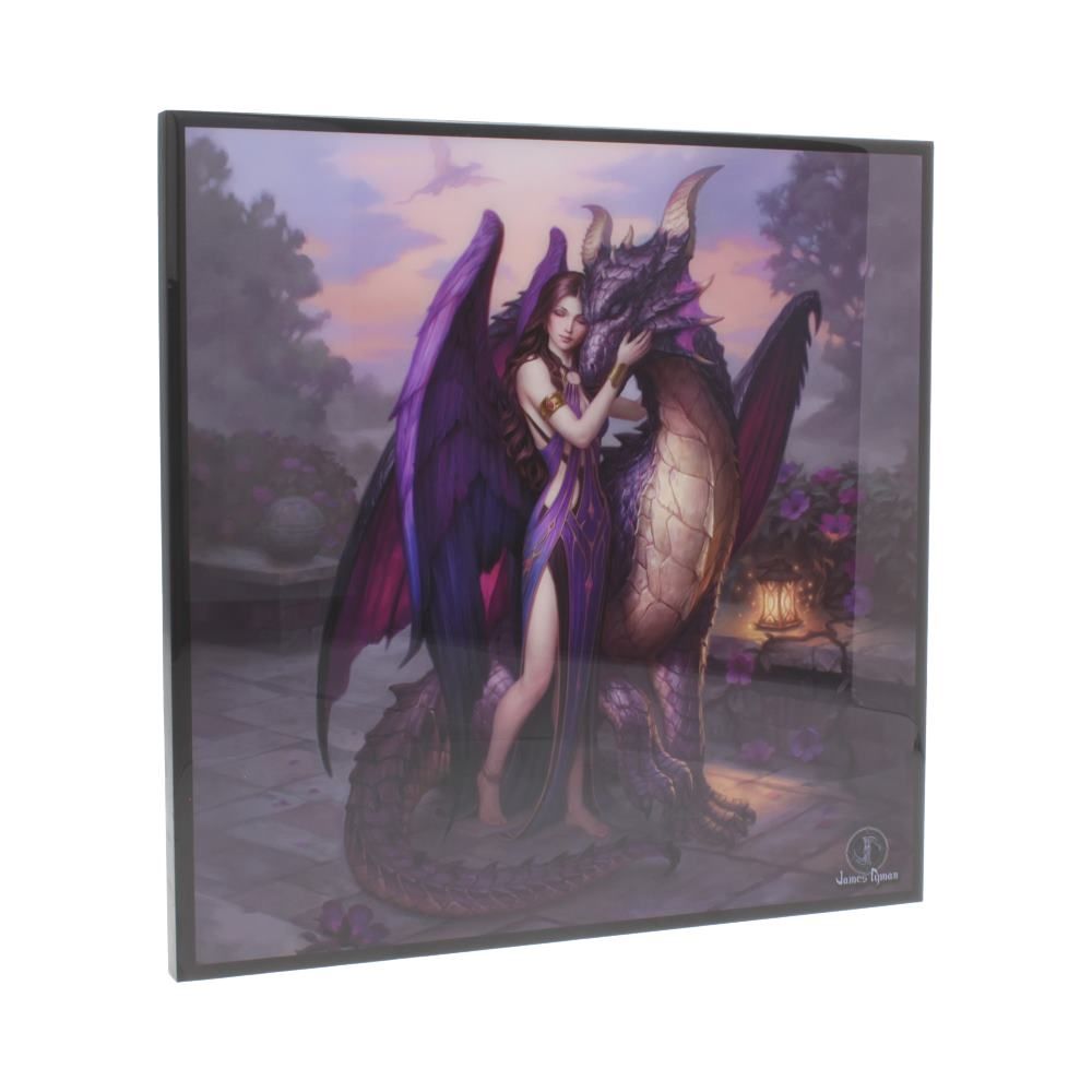 James Ryman Small Dragon Sanctuary Gothic Crystal Clear Picture