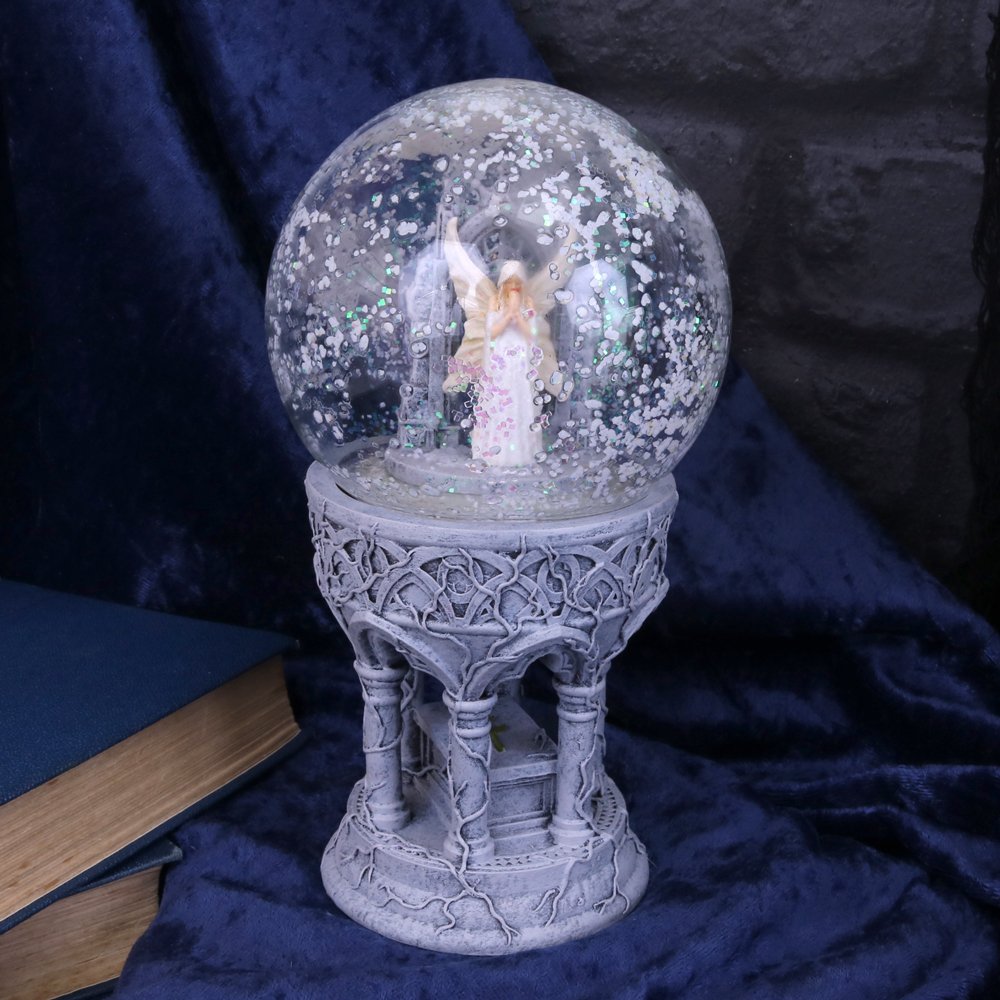 Only Love Remains Snow Globe by Anne Stokes