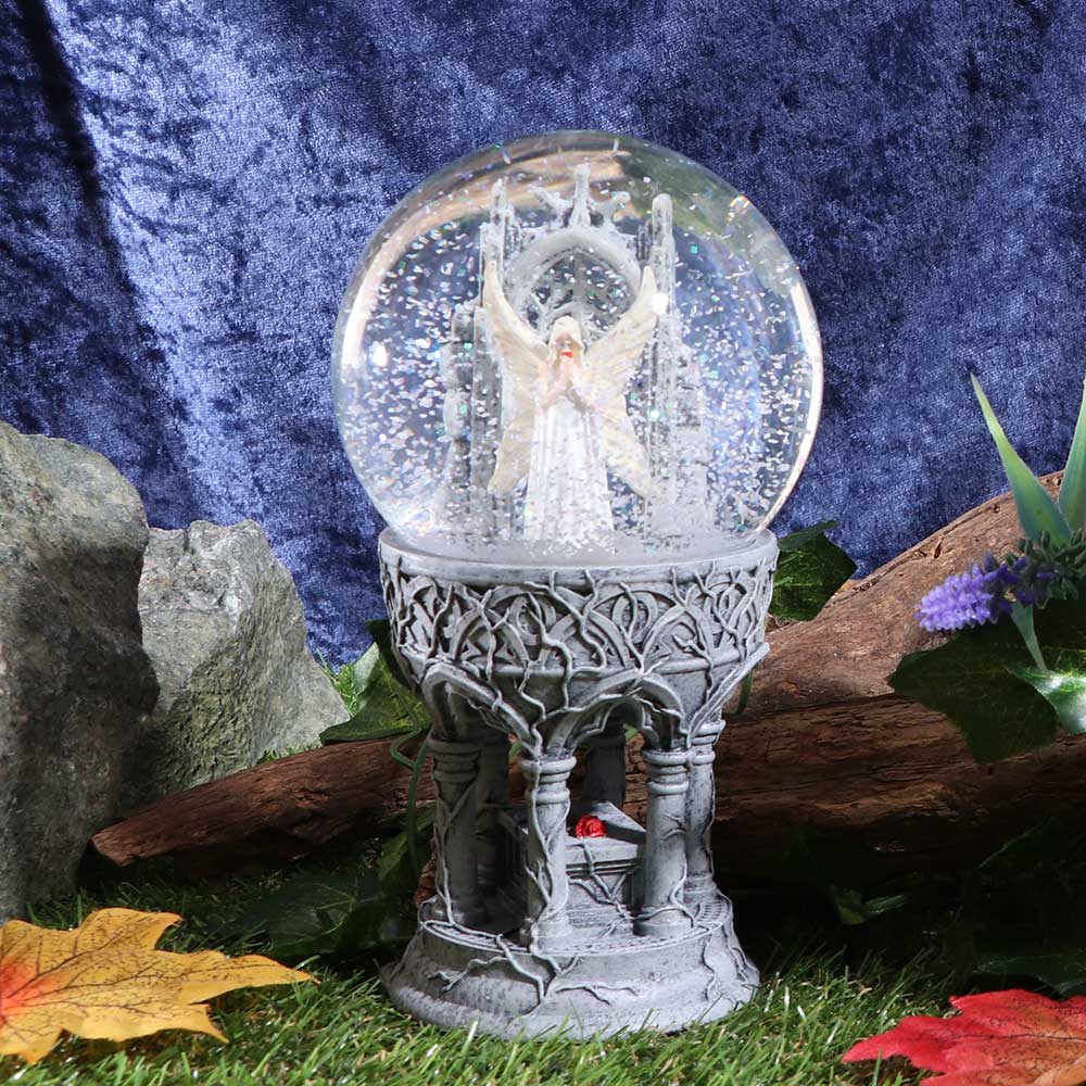 Only Love Remains Snow Globe by Anne Stokes