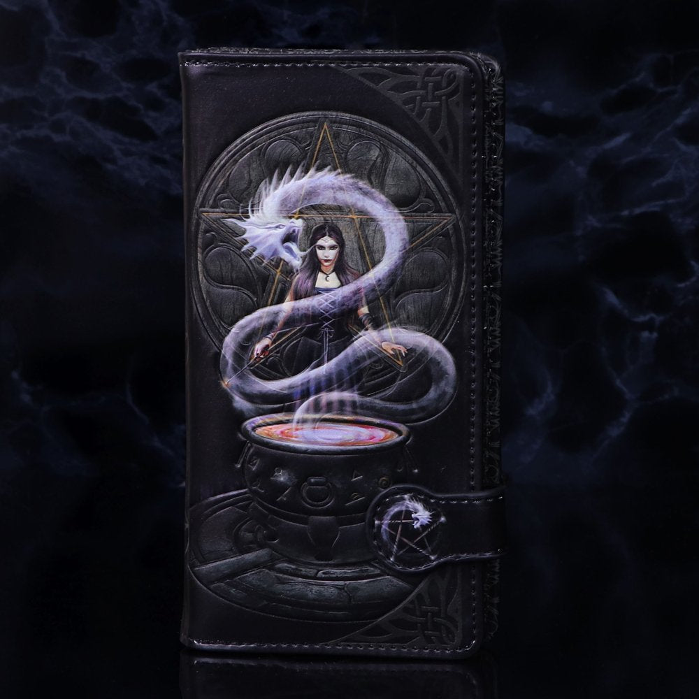 Anne Stokes The Summoning Witch and Dragon Embossed Purse