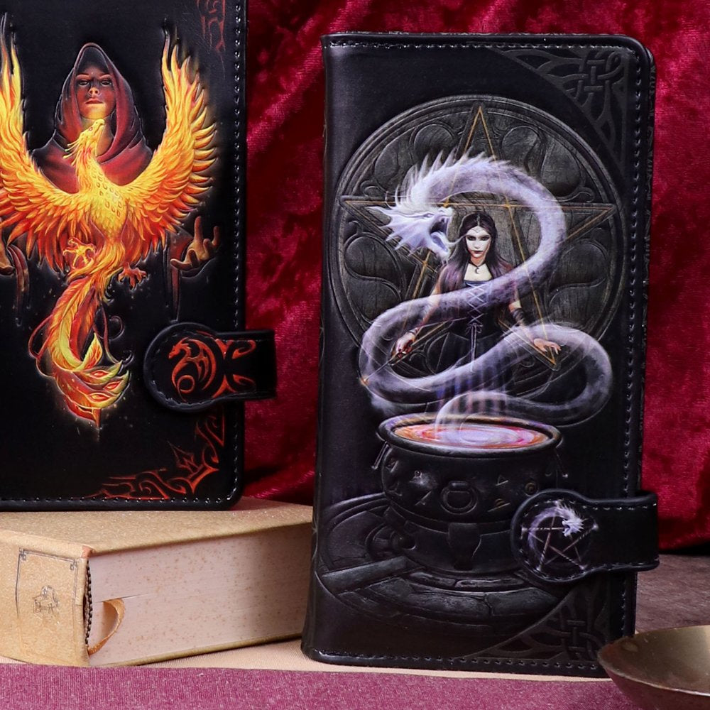 Anne Stokes The Summoning Witch and Dragon Embossed Purse
