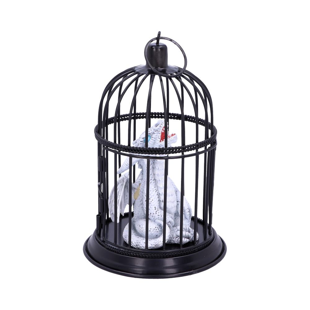 Pearl Pet Caged Dragon Ornament 8cm