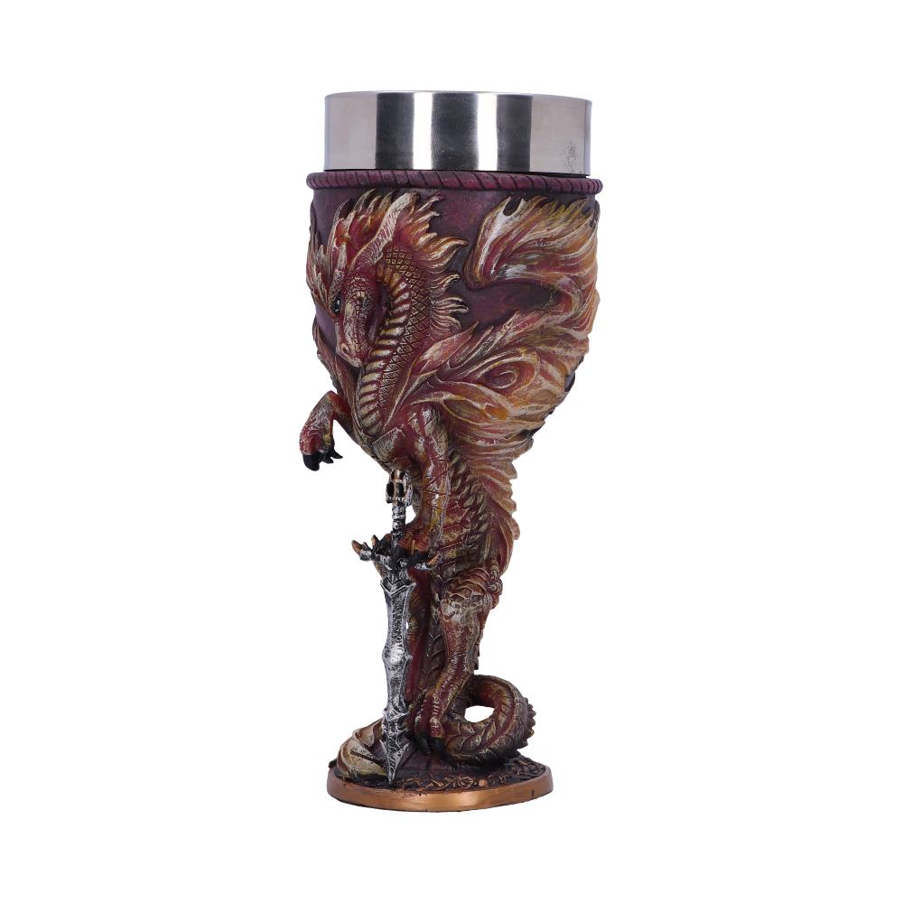 Flame Blade Dragon Goblet by Ruth Thompson
