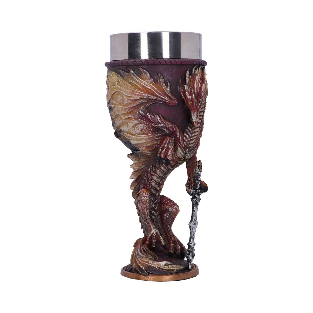 Flame Blade Dragon Goblet by Ruth Thompson