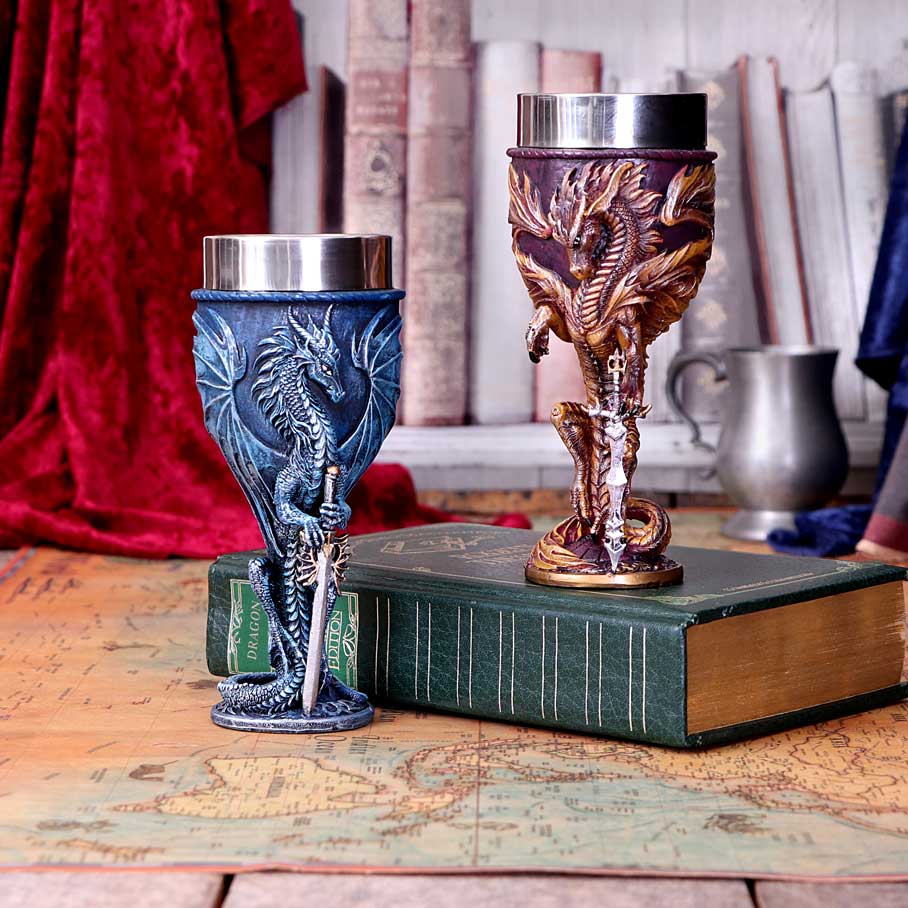 Flame Blade Dragon Goblet by Ruth Thompson