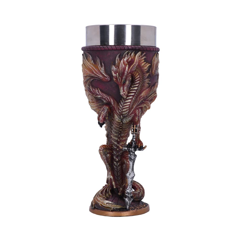 Flame Blade Dragon Goblet by Ruth Thompson