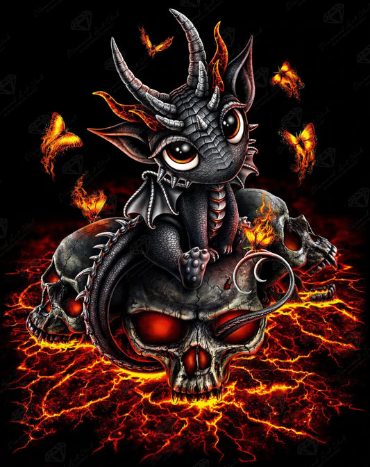 Descendant of the Volcano Diamond Art