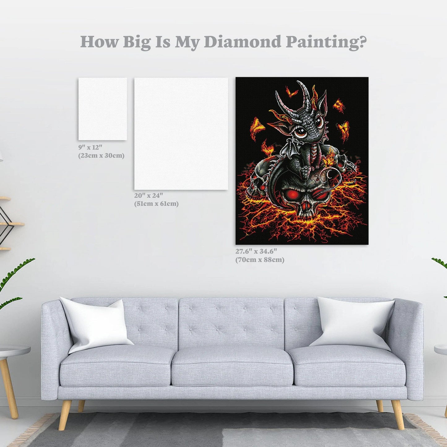 Descendant of the Volcano Diamond Art