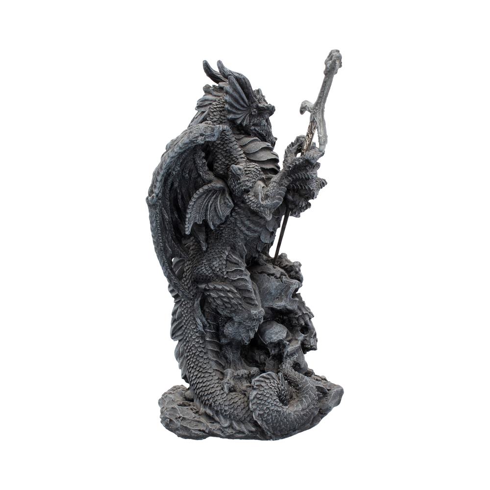 Slayer Obsidian Dragon Holding Sword Letter Opener 32cm